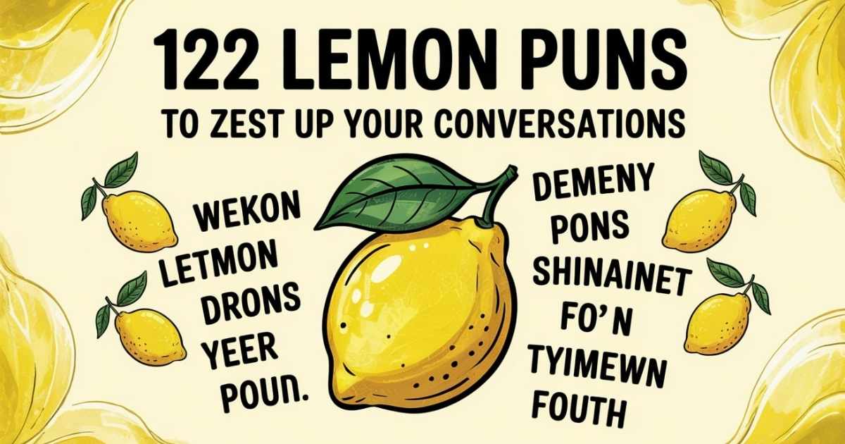 Lemon Puns