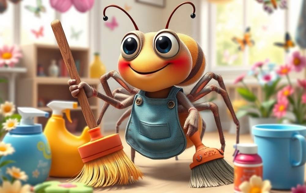 Household Chores Spider Puns
